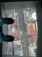 8 Sky Tower - top down glass floor 
